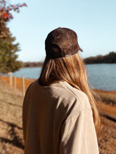 Load image into Gallery viewer, Women's Sueded Sweatshirt - Tan w/ Copper Embroidery