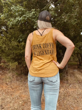 Load image into Gallery viewer, Women’s Tank – Antique Gold w/ Black Logo