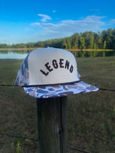 Load image into Gallery viewer, LEGEND Trucker Hat (Cream and Brown Camo)
