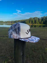 Load image into Gallery viewer, LEGEND Trucker Hat (Cream and Brown Camo)
